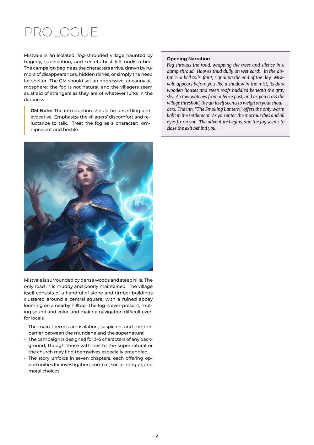 A chapter page