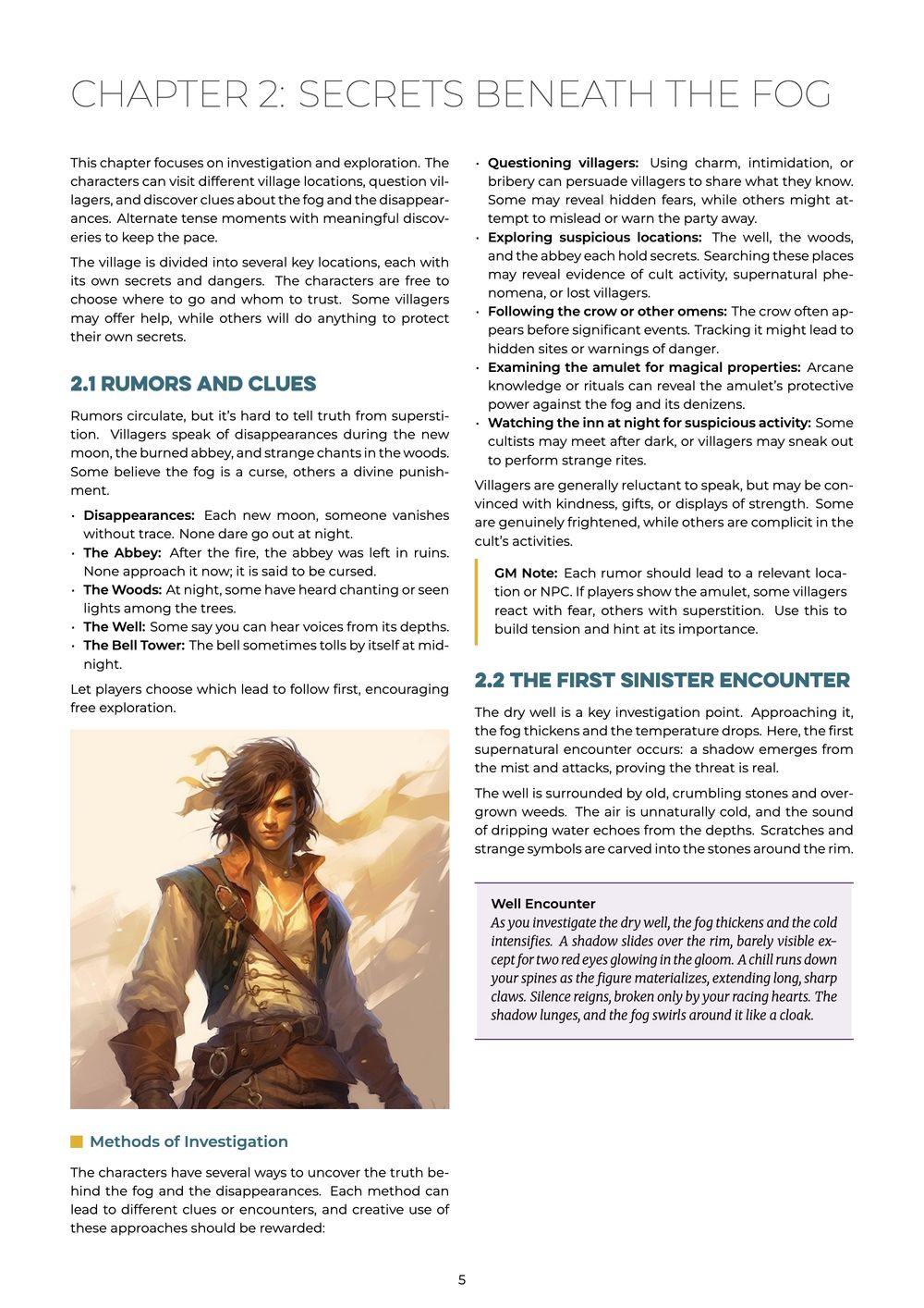 A Chapter page