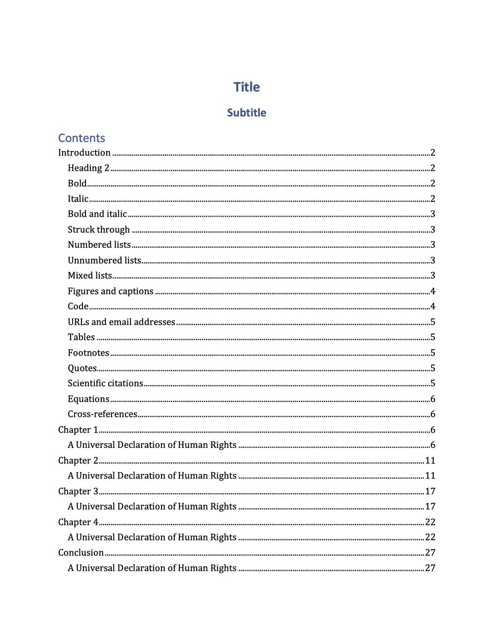Thesis Word DOCX output
