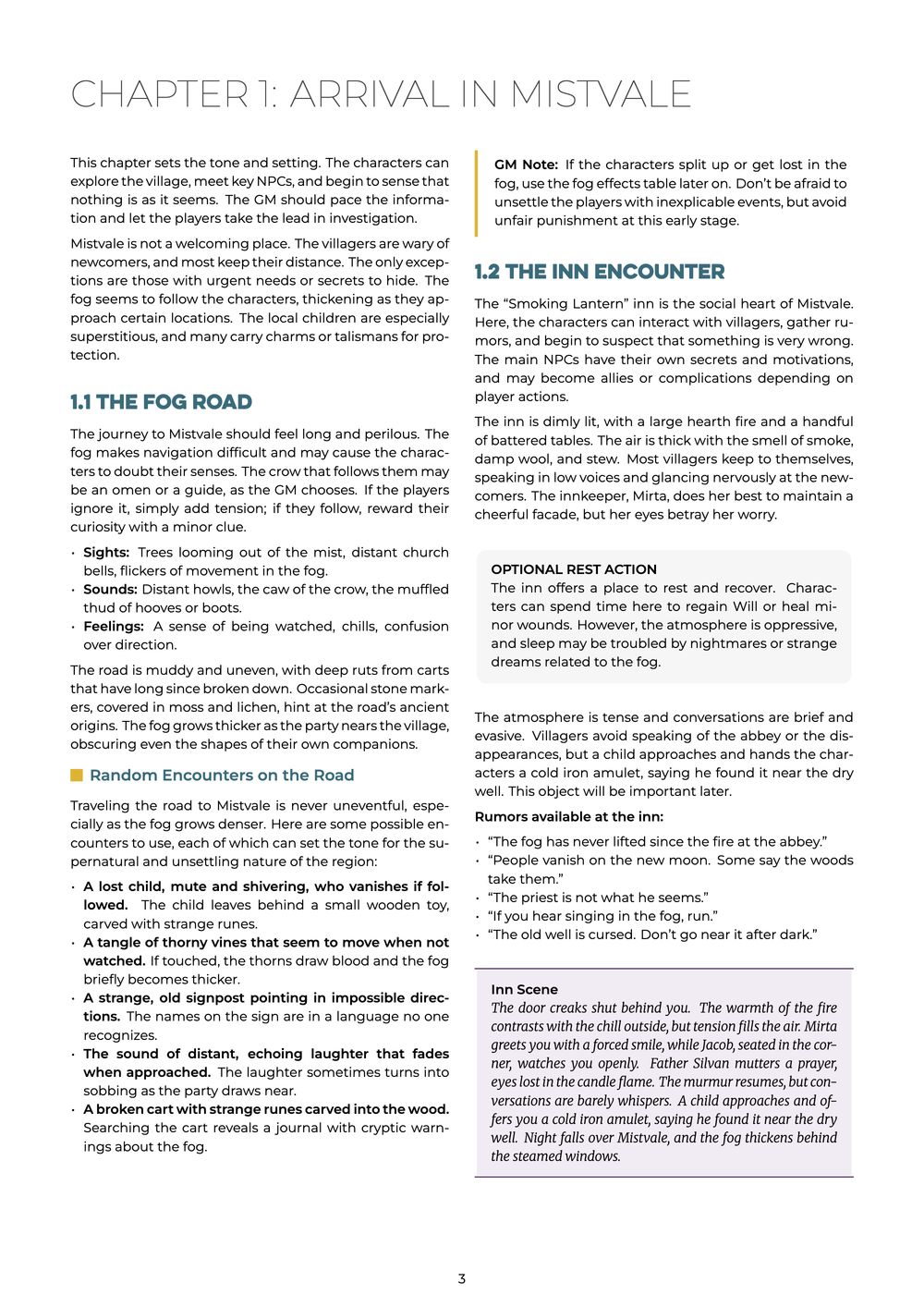 A chapter page