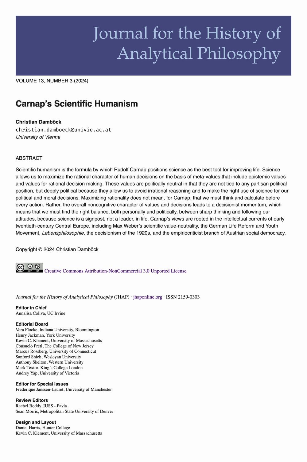 The title page of an eBook produced with the JHAP EPUB template