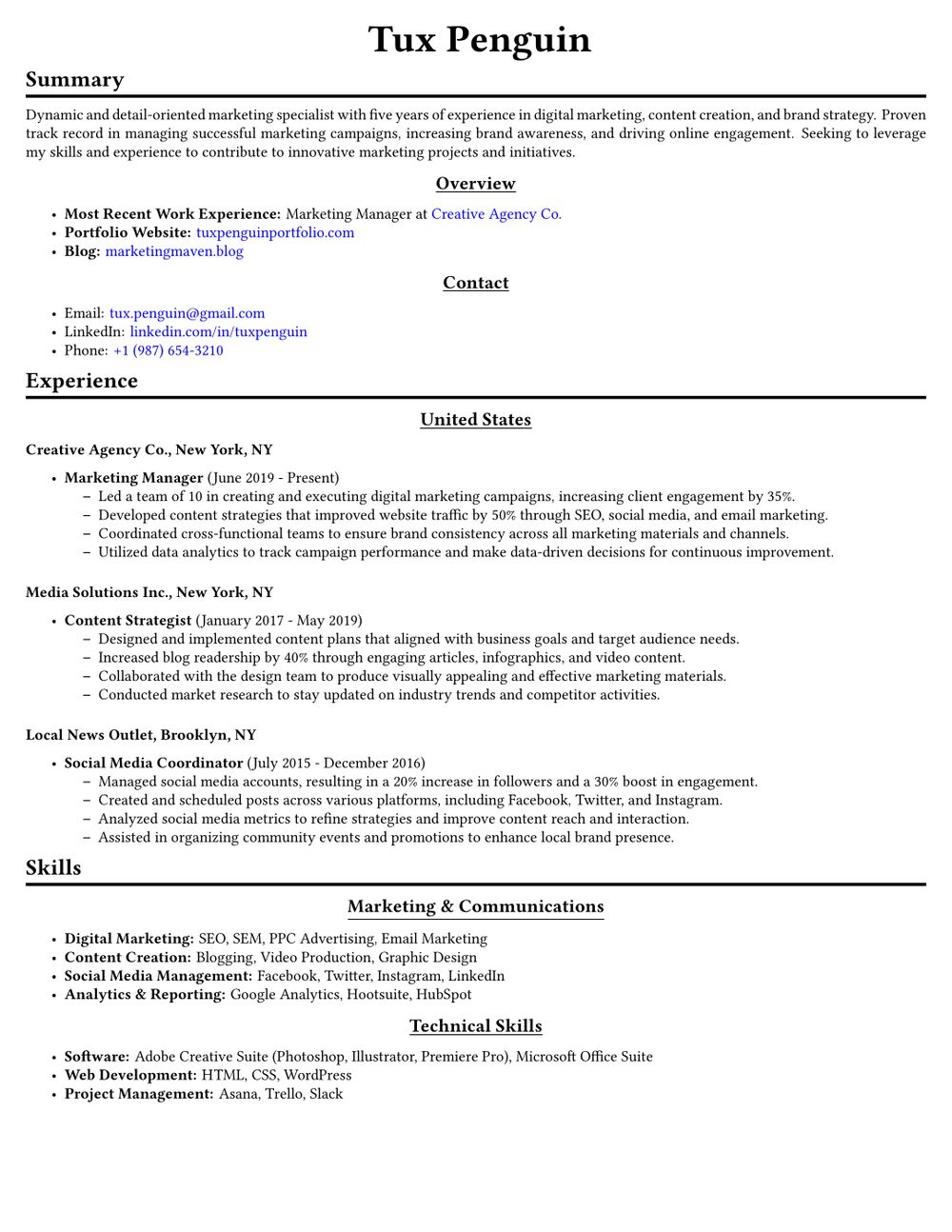 PDF Output Example: Custom LaTeX template (template.tex) used for PDF generation.
