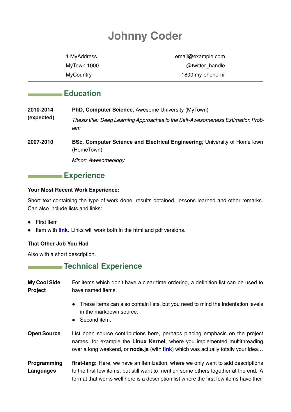 PDF format